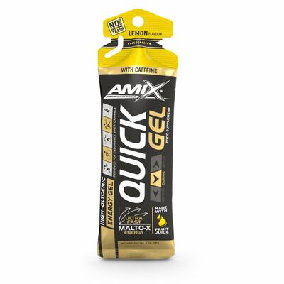 Изотоник Amix Nutrition QUICK Gel with caffeine лимон, 45 г