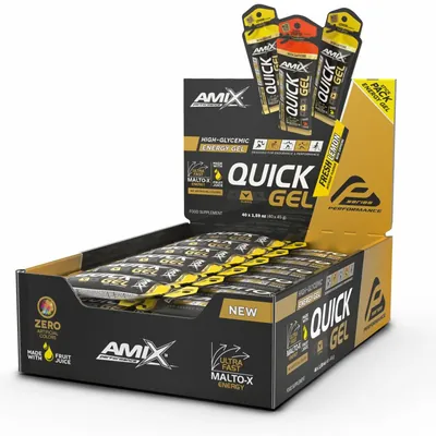 Енергетичний гель Amix Nutrition Performance QUICK Gel with caffeine лимон, 45 г