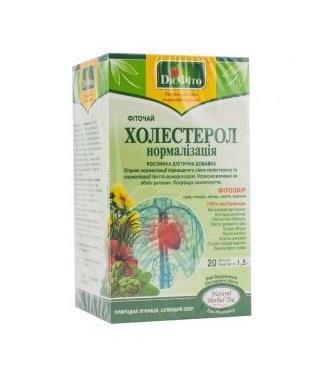 Фиточай Dr.Fito Холестерол нормализация по 1.5 г №20 в фил.-пак.