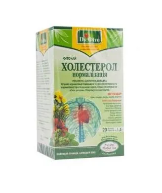 Фіточай Dr.Fito Холестерол нормалізація по 1.5 г №20 в філ.-пак.
