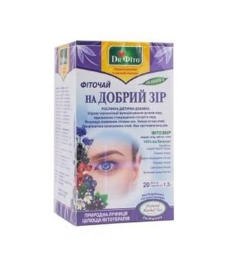 Фіточай Dr.Fito На добрий зір по 1.5 г №20 в філ.-пак.
