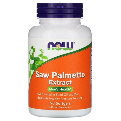 Екстракт Со Пальметто NOW Saw Palmetto Extract 160 мг капсули №60