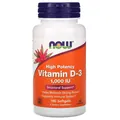 Вітамін Д-3 NOW Vitamin D-3 1000 MО м'які капсули №180