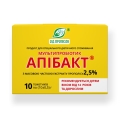 Апибакт мультипробиотик с 2,5% экстрактом прополиса от 14-ти лет и взрослым по 10 г №10 в пак.