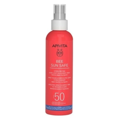 Спрей Apivita Bee Sun Safe SPF50 для лица и тела, 200 мл