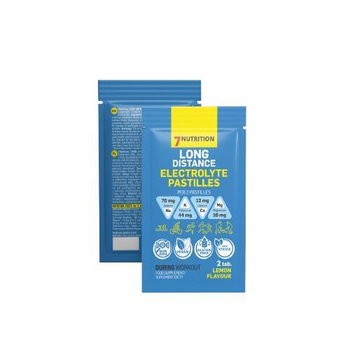 Электролиты 7Nutrition Long Distance Electrolyte Pastilles лимон, 1 пробник (2 пастилки)