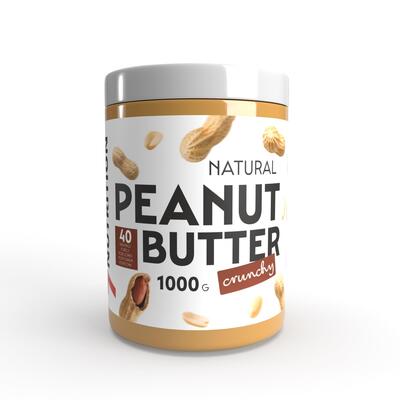 Арахисовая паста 7Nutrition Peanut Butter 100% Natural Crunchy, 1000 г