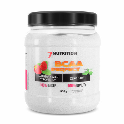 Аминокислота 7Nutrition BCAA Perfect Raspberry-Wild Strawberry, 500 г