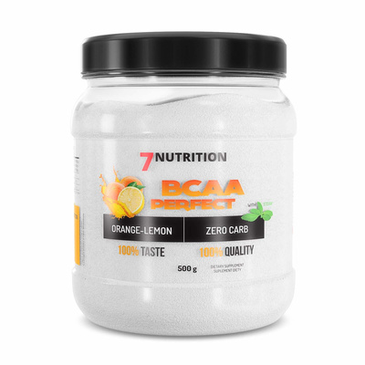 Аминокислота 7Nutrition BCAA Perfect Orange-Lemon, 500 г