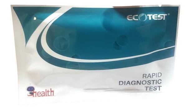 Тест-набір Ecotest Covid-19 Antigen Rapid Test Device для швидкого виявлення антигенів COVID-19 та грипу А/В, 1 штука