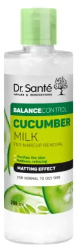 Молочко Dr.Sante Cucumber Balance Control для демакіяжу нормалізуюче, 200 мл