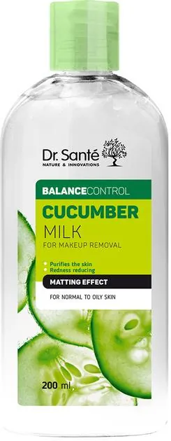 Молочко Dr.Sante Cucumber Balance Control для демакіяжу нормалізуюче, 200 мл