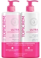 Набір Topicrem Ultra Hydratant (Зволожуюча емульсія для тіла 500 мл + Гель для душу 500 мл)