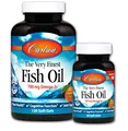 Риб'ячий жир Carlson Labs The Very Finest Fish Oil, апельсин, 120+30 желатинових капсул