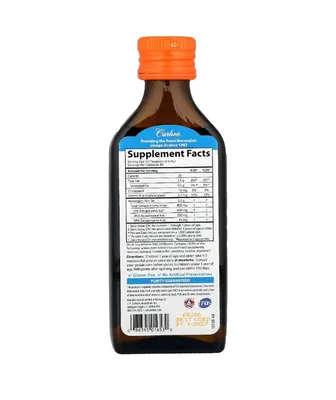 Риб'ячий жир для дітей Carlson Labs The Very Finest Fish Oil for Kids, апельсин, 200 мл