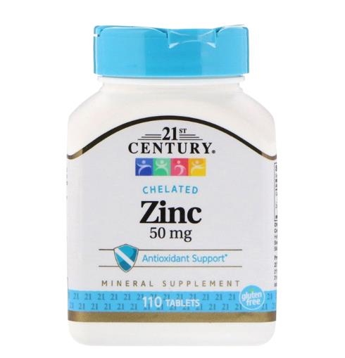 Цинк 21st Century Zinc 50 мг, 110 таблеток