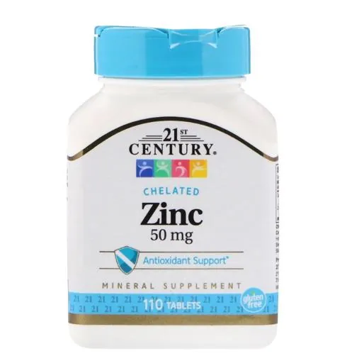 Цинк 21st Century Zinc 50 мг, 110 таблеток