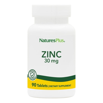 Цинк Nature's Plus Zinc 30 мг, 90 таблеток
