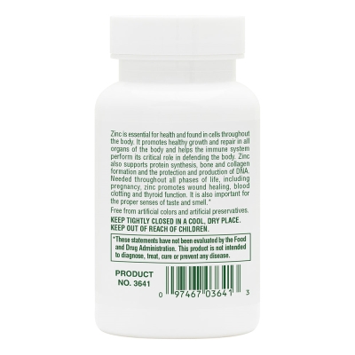 Цинк Nature's Plus Zinc 30 мг, 90 таблеток