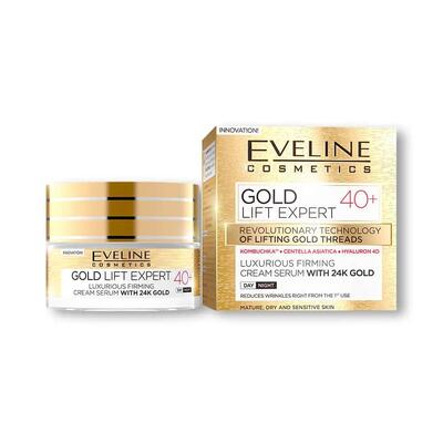 Крем-сыворотка Eveline Gold Lift Expert 40+ укрепляющий, 50 мл