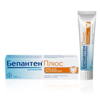 Бепантен плюс крем по 100 г в тубах
