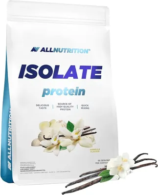 Протеїн сироватковий ізолят Allnutrition Isolate Protein ваніль, 908 г