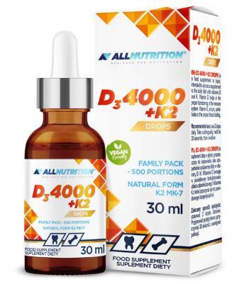 Вітамін Д та К2 Allnutrition Vit D3 4000 + K2 краплі, 30 мл
