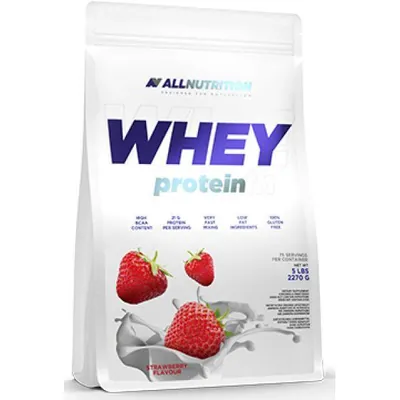 Протеїн сироватковий концентрат Allnutrition Whey Protein полуниця, 2270 г
