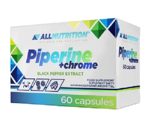 Піперін + Хром Allnutrition Piperine + Chrome, 60 капсул