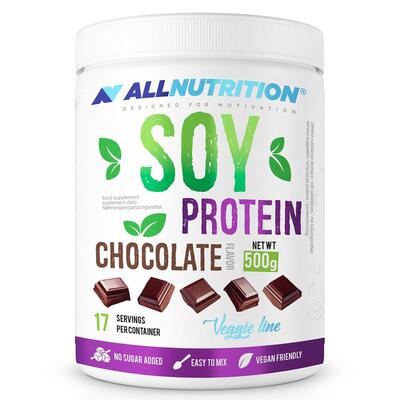 Протеин соевый Allnutrition Soy Protein шоколад, 500 г