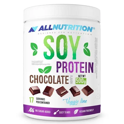 Протеїн соєвий ізолят Allnutrition Soy Protein шоколад, 500 г
