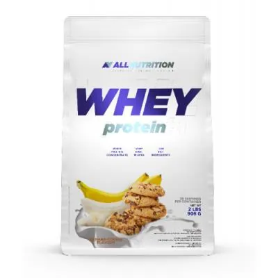 Протеїн сироватковий концентрат Allnutrition Whey Protein печиво-банан, 908 г