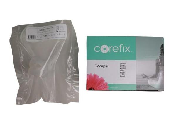 Песарий силиконовый акушерский Corefix Объемный перекрестный, 55 мм