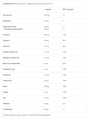 Добавка для волос, кожи и ногтей Biotech Hair, Skin & Nails, 54 капсулы