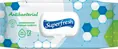 Серветки вологі Superfresh Antibacterial антибактеріальні, з клапаном, 72 шт