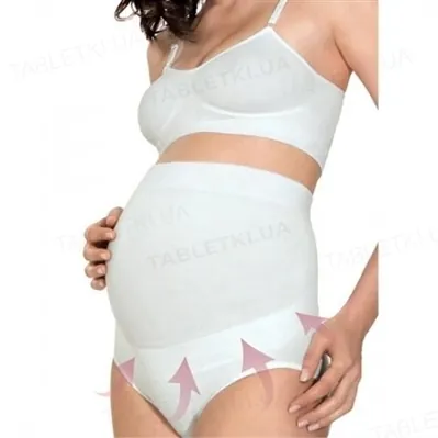 Бандаж-труси допологові Relaxsan RelaxMaternity PRE, артикул 5100, білі, розмір M