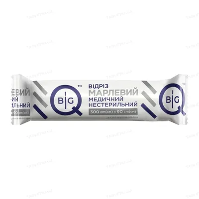 Відріз марлевий нестерильний BigQ медичний 3 м х 90 см