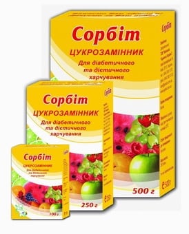 Сорбит пищевой порошок по 500 г у пач.