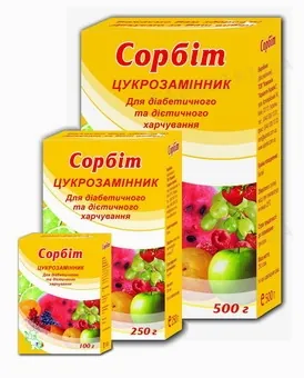 Сорбит пищевой порошок по 500 г у пач.