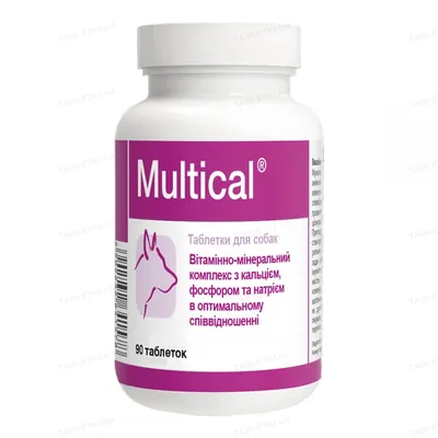 Мультикаль Dolfos Multical для собак, 90 таблеток