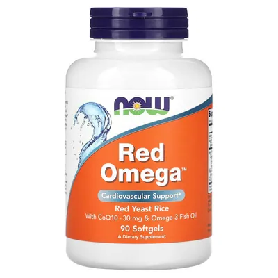 Червона Омега NOW Red Omega Fish Oil м'які капсули №90