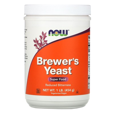 Пивні дріжджі NOW Brewer's Yeast, 454 г
