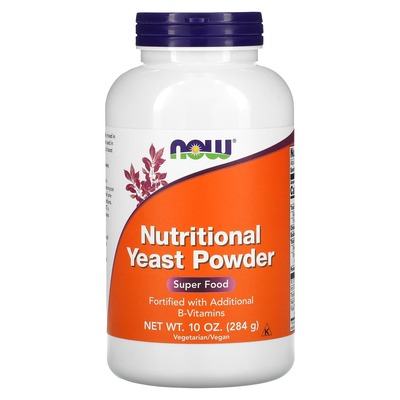Пищевые дрожжи NOW Nutritional Yeast Powder для пищеварения, 284 г