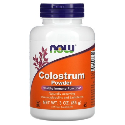 Колострум NOW Colostrum, 85 г