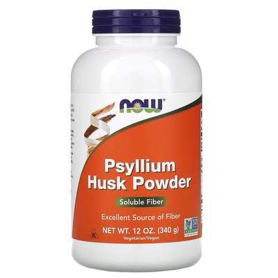 Псиллиум (шелуха семян подорожника) NOW Psyllium Husk, 340 г