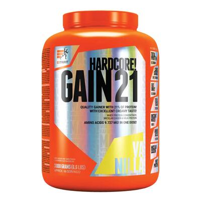 Гейнер Extrifit Hardcore Gain21 со вкусом ванили, 3000 г