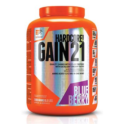 Гейнер Extrifit Hardcore Gain21 со вкусом черники, 3000 г