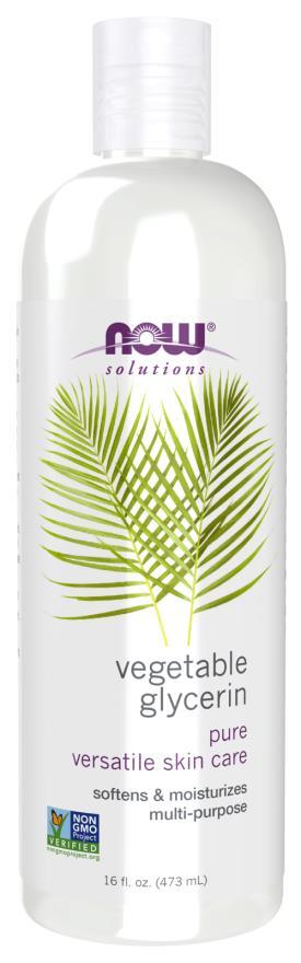 Гліцерин рослинний NOW Glycerin Vegetable, 473 мл