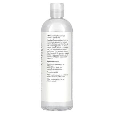 Гліцерин рослинний NOW Glycerin Vegetable, 473 мл