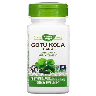 Готу Кола Nature's Way Gotu Kola Herb, 100 капсул
